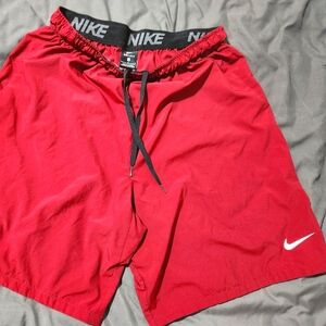 Nike Men's Red Athletic Shorts